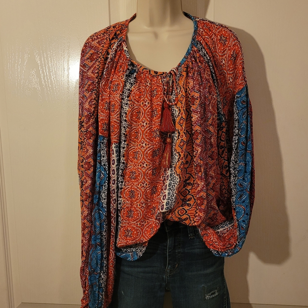 Love Stitch boho top